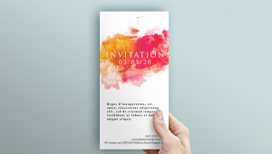 Une carte d'invitation personnalisée unique et de qualité supérieur.