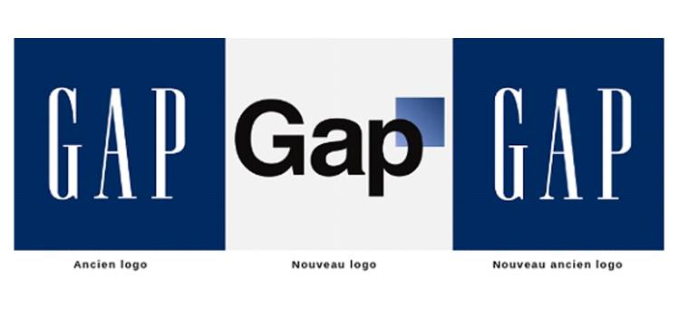 L'évolution du logo GAP