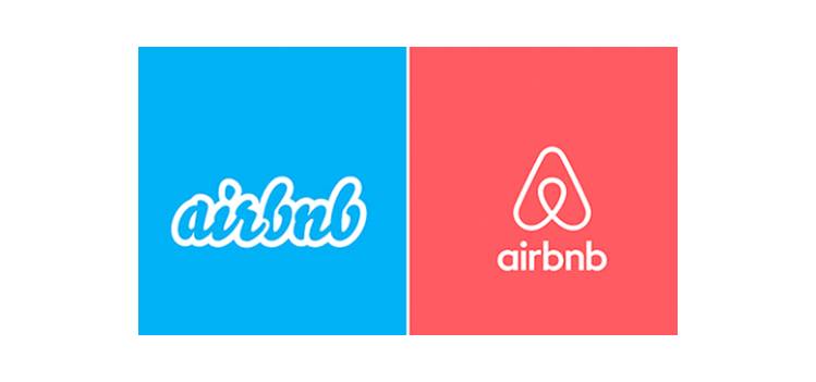 Evolution du logo Airbnb
