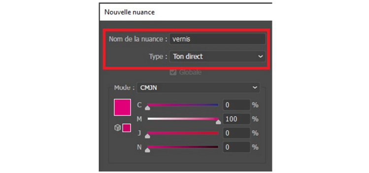 Ajouter une couleur vernis à votre image