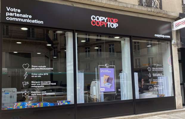 COPYTOP Saint Lazare - Rome ouverte du lundi au vendredi de 9h à 19h. Accessible au 5 rue de Rome, 75008 PARIS.