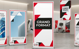 Pour toutes vos stratégies de communication dans le cadre d’évènements professionnels, le kakemono, roll up et banner sont essentiels pour développer votre notoriété de marque.