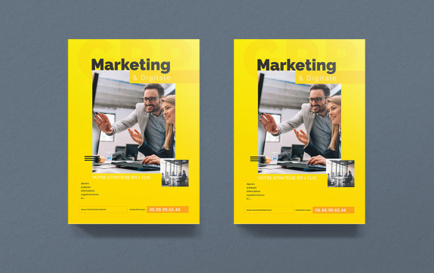 Optimisez votre communication avec notre flyer classique professionnel. Flyer classique professionnel pour une communication efficace