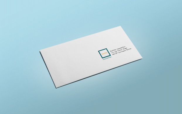 Enveloppe personnalisée avec logo d'entreprise