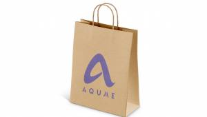 Sac en papier kraft personnalisé avec logo