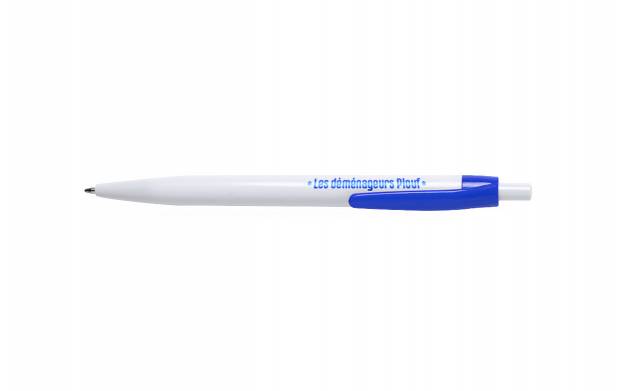 Offrez un stylo bille blanc personnalisé avec une touche de couleur