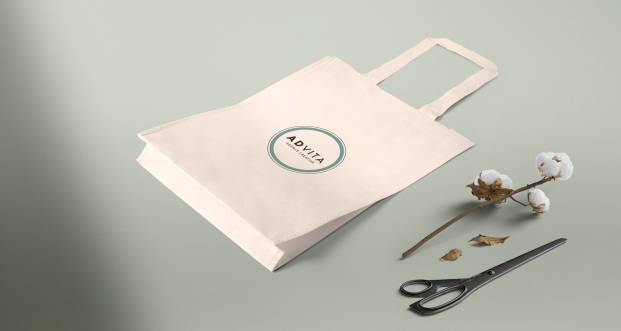 Sac en coton à soufflet personnalisable