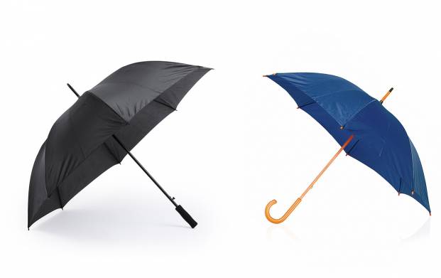 Faites de votre parapluie un objet publicitaire à vos couleurs. Égayez les journées pluvieuses avec un parapluie personnalisé à votre logo.