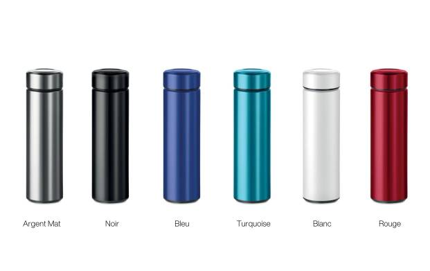 Optez pour l'alternative éco-friendly avec le thermos premium personnalisable ! Thermos premium disponible dans différents coloris.