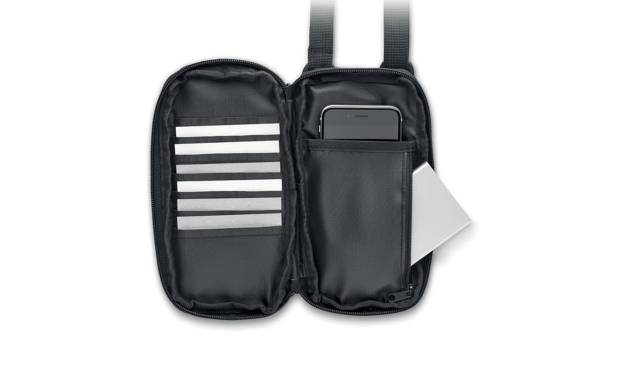 Sacoche premium personnalisable Notre sacoche haut de gamme pour smartphone est personnalisable avec votre logo et devient l'ambassadrice de votre marque
