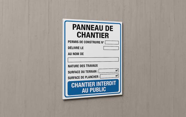 Faites de votre panneau de chantier un support de communication