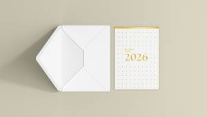 Découvrez les cartes de vœux avec finitions or haut de gamme