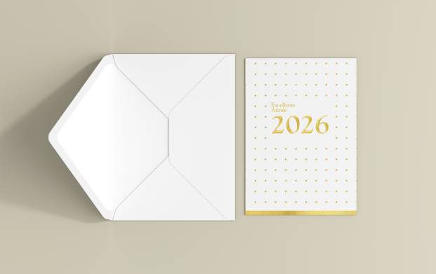 Carte de vœux premium avec finition or Découvrez les cartes de vœux avec finitions or haut de gamme