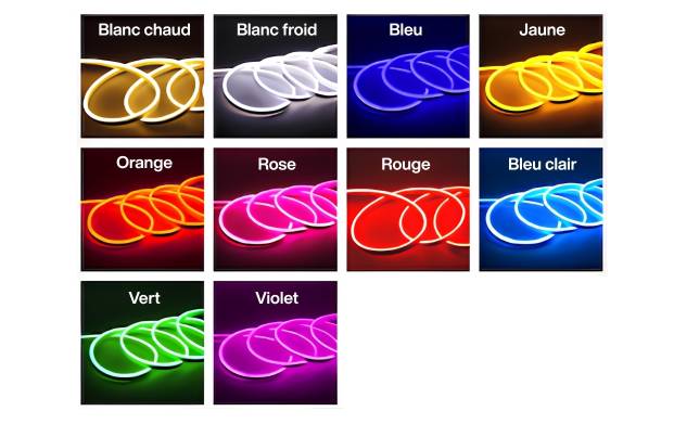 Personnalisez vos lettres et logos 3D en choisissant la couleur de néon qui reflète votre identité de marque.