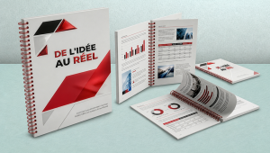 Choisissez l'excellence en imprimant vos dossiers relié, proposant des options de papier et finitions premium pour une présentation exceptionnelle.