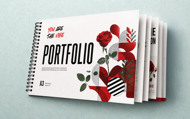 Un portfolio pratique avec sa reliure métallique pour présenter tous vos créations.