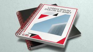 Dossier de présentation classique personnalisé imprimé pour organiser et présenter des documents professionnels lors de rendez-vous, salons et présentations d'entreprise.