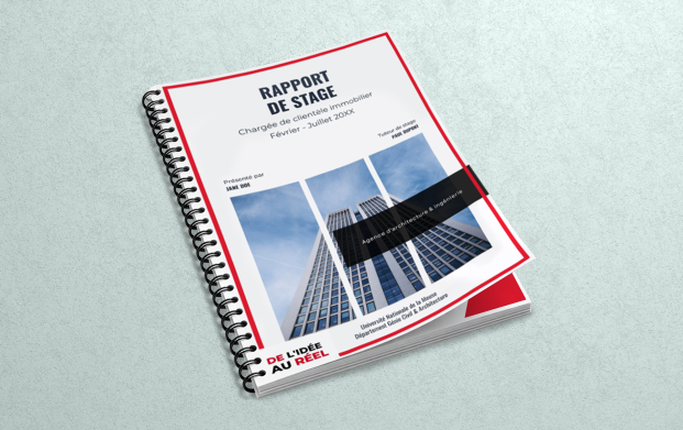 Rapport professionnel imprimé en express avec reliure métallique soignée et couverture personnalisée. Solution d'impression rapide de rapports, dossiers et documents d'entreprise avec une finition de qualité.