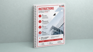 Mode d'emploi personnalisé, imprimé et relié de manière professionnelle. Solution d'impression professionnelle pour notices d'utilisation, guides d'installation, manuels techniques et documents d'information personnalisés.