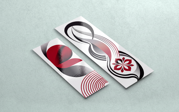 Marque-page classique personnalisé imprimé sur papier, idéal pour accompagner un livre, un roman ou une édition et promouvoir une marque, un auteur ou un événement.
