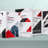 Dépliant premium personnalisé avec finitions haut de gamme, pelliculage, vernis sélectif ou 3D ou encore dorure or, argent, rouge ou holographique, conçu pour une communication professionnelle élégante et impactante.