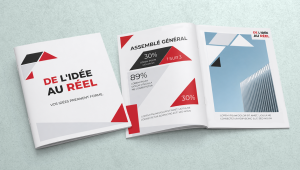 Brochure express personnalisée imprimée en couleur ou en noir et blanc, un support de communication professionnel idéal pour présenter une entreprise, des produits ou des services avec une impression rapide et une finition agrafée.