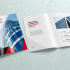 Brochure classique personnalisée avec couverture pelliculée, idéale pour présenter une entreprise, ses produits ou ses services avec un support de communication professionnel et résistant.