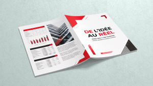 Bilan d'entreprise et rapport d'activité imprimés en couleur ou en noir et blanc avec une reliure agrafée professionnelle, disponible sous 4 heures chez COPYTOP avec le service impression express.