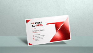Sublimez  vos cartes de visite avec une dorure pour un rendu élégant et raffiné lors de vos  campagnes ou rencontres professionnelles.