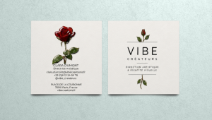 Distinguez vous avec notre carte de visite haut de gamme avec vernis sélectif ou 3D pour un design unique et une mise en valeurs les éléments importants.