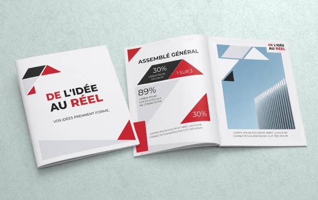 Brochure express personnalisée imprimée en couleur ou en noir et blanc, un support de communication professionnel idéal pour présenter une entreprise, des produits ou des services avec une impression rapide et une finition agrafée.