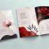 Brochure premium avec pelliculage, vernis sélectif ou 3D et dorure or, argent, rouge ou holographique, imprimée sur papier haut de gamme pour une communication professionnelle et élégant