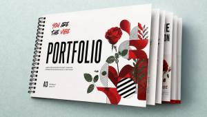 Un portfolio pratique avec sa reliure métallique pour présenter tous vos créations.