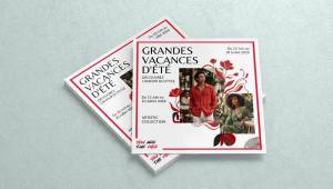 Flyer classique personnalisé imprimé en couleur ou en noir et blanc, un support de communication papier idéal pour promouvoir une entreprise, un produit, un service, une offre ou un événement.
