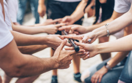 La réussite passe par le travail d'équipe.