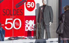 Affiche soldes.