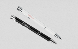 Large gamme de stylos professionnels personnalisables pour votre communication d'entreprise. Gravure laser ou impression logo haute définition.