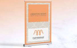 Habillez votre stand événementiel avec un roll up XL personnalisable