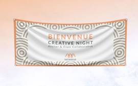 Valorisez vos messages et événements avec notre bâche rectangulaire, résistante et personnalisable, conçue pour un impact maximal lors de vos campagnes de communication.