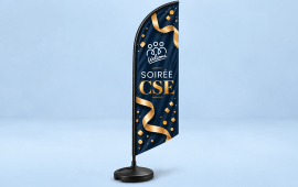drapeau extérieur à vos couleurs