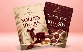 Flyer personnalisé pour communiquer sur vos soldes, promotions et offres spéciales