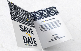 Quel que soit l'événement, pensez à envoyer un save the date personnalisé à vos clients.