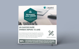 Roll-up XL personnalisé de qualité