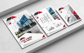 Impression de documents professionnels personnalisés en couleur ou noir et blanc, au format A3, A4 ou A5 avec options de finition : perforation 2 ou 4 trous, agrafage 1 ou 2 agrafes et plastification brillante pour protéger et valoriser les impressions.